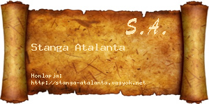 Stanga Atalanta névjegykártya